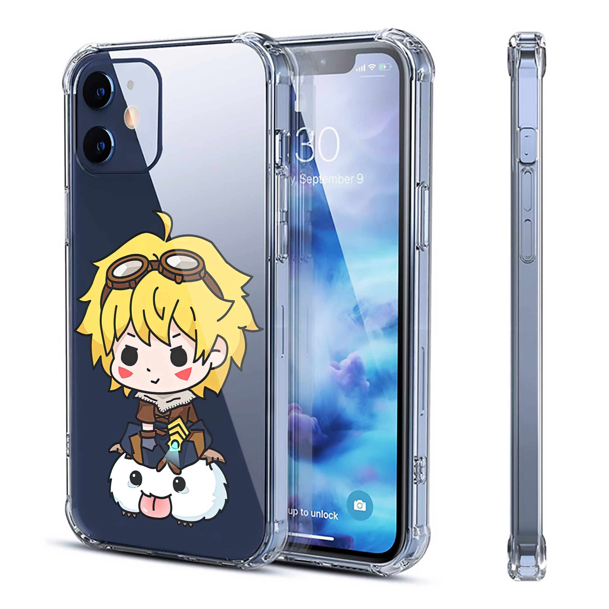 （画像用） リーグ・オブ・レジェンド League of Legends LOL 【iPhone 12シリーズ対応】透明スマホケース（クリアソフトケース）
